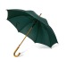 Paraguas de nylon automático con mango de madera, paraguas estándar publicidad