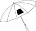 Paraguas básico de la ciudad regalo de empresa