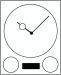 Miniatura del producto Reloj rectangular 1