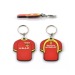 2d soft pvc keychain recto/verso regalo de empresa