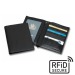 Funda de pasaporte de piel RFiD Sandringham regalo de empresa