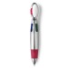 Bolígrafo de 4 colores con mosquetón regalo de empresa