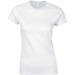 Miniatura del producto Camiseta Gildan blanca de mujer 1
