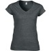 Miniatura del producto Camiseta de mujer con cuello en V Soft Style Gildan 2